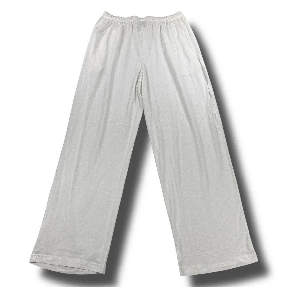 NWOT Polo Ralph Lauren Mens Pajama Lounge Pants Size Small S White Cotton
